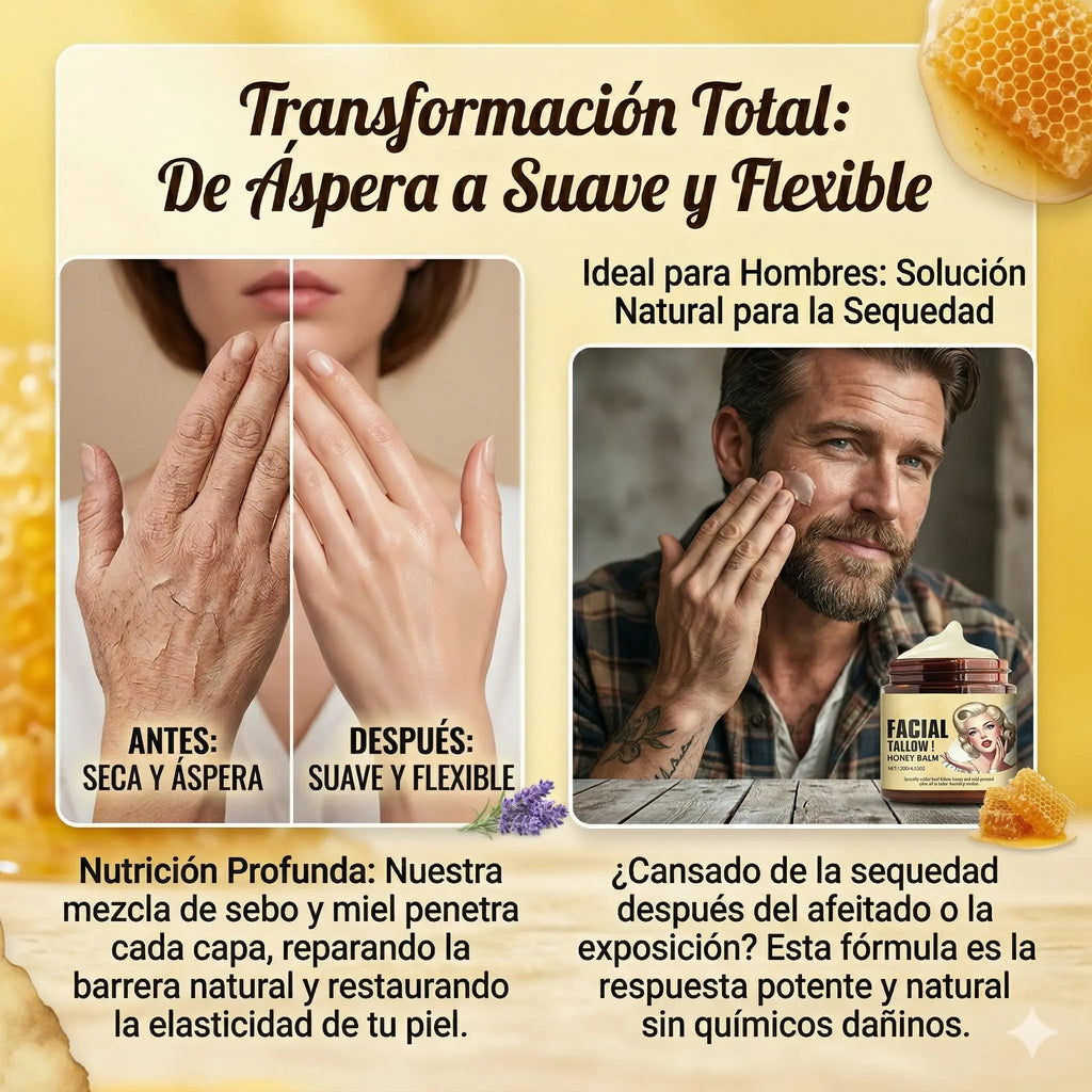 Bálsamo Nutritivo de Tallow y Miel